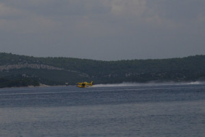 Croatia fireman plane