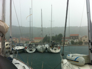 Croatia thunderstorm in Veli Iz